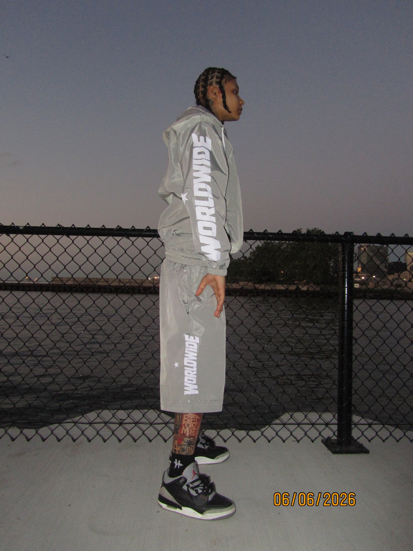 Planetary Pursuit Shorts Set (Gray)