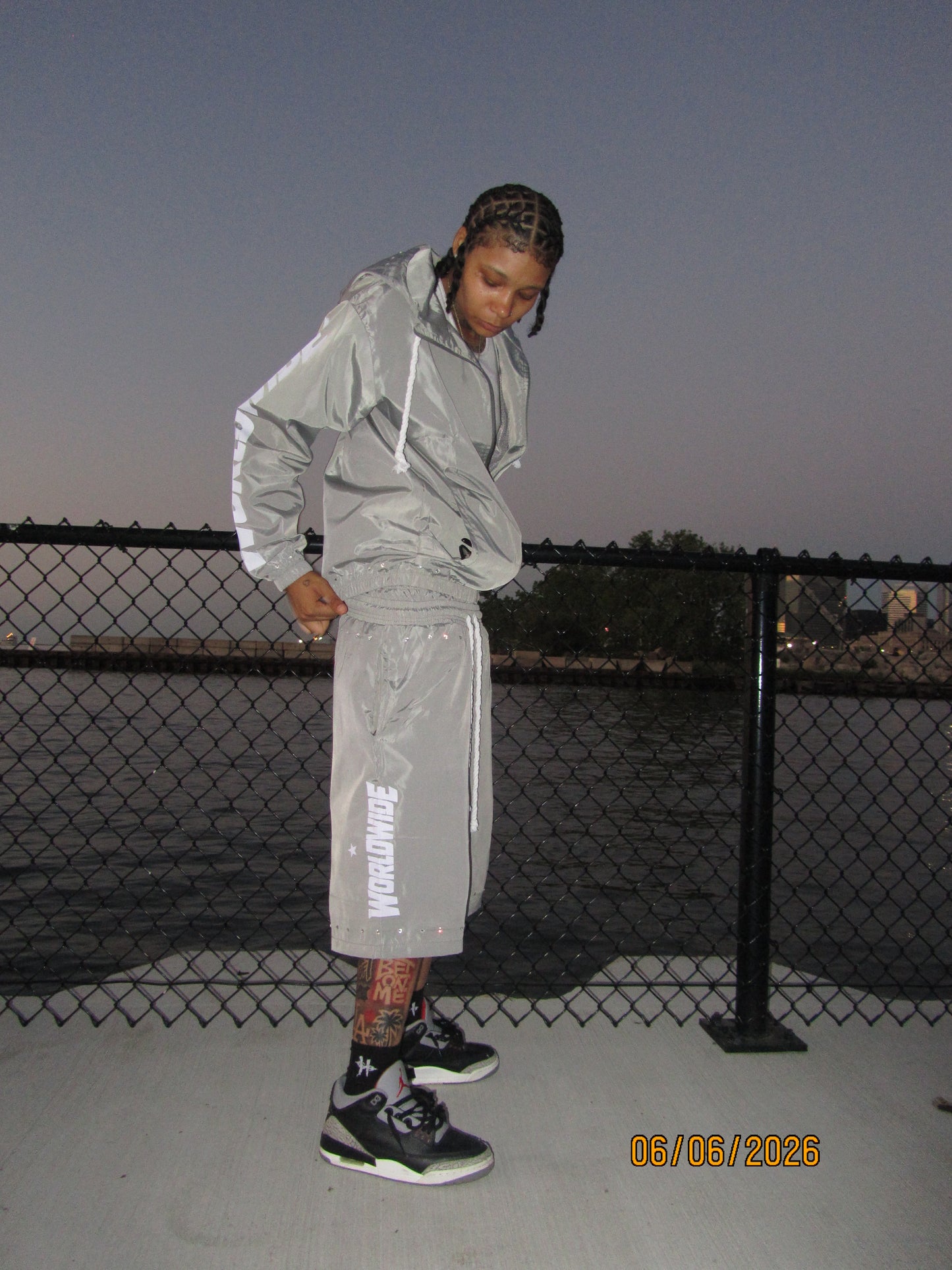 Planetary Pursuit Shorts Set (Gray)
