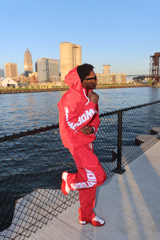Planetary Pursuit Pants Set (Red)